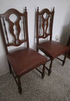 Vendo sillas madera y piel como nuevas... CLASIFICADOS Buenanuncios.es