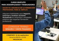 DOCENCIA DE FORMACION PROFESIONAL PARA EL EMPLEO... ANUNCIOS Buenanuncios.es